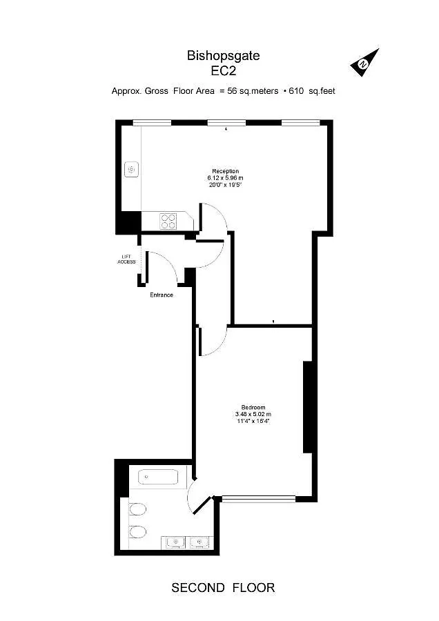 Holiday home Apartment 2, 48 Bishopsgate By City Living London United Kingdom